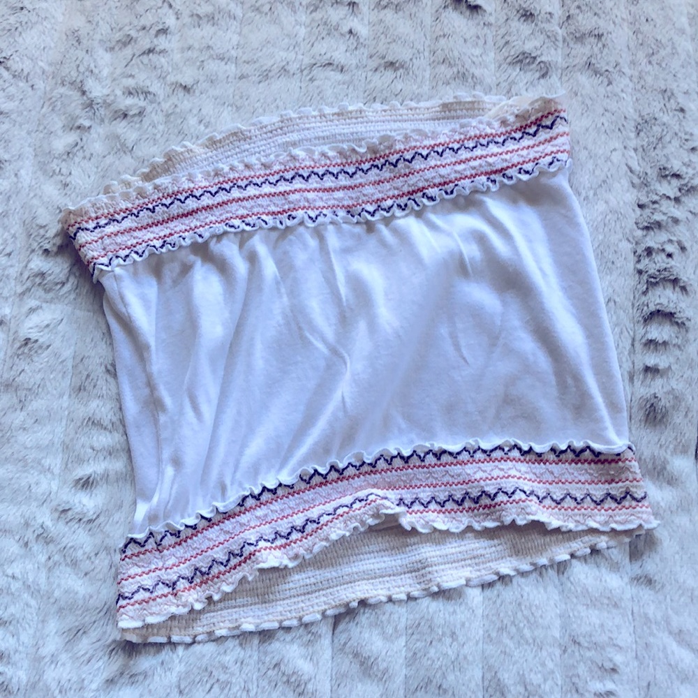 Bebe embroidered tube‎ top - Picture 3 of 5